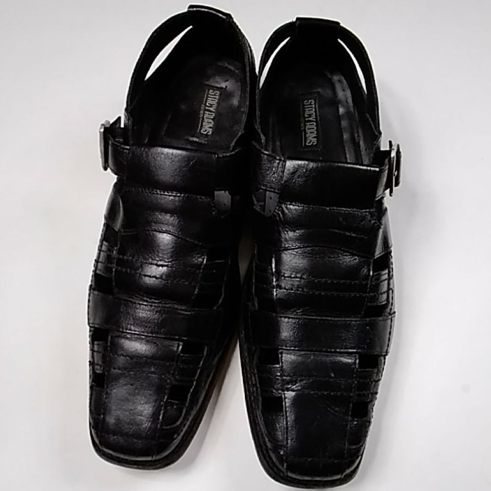 STACY ADAMS LEATHER UPPER SANDALS SIZE 13 M SHOES